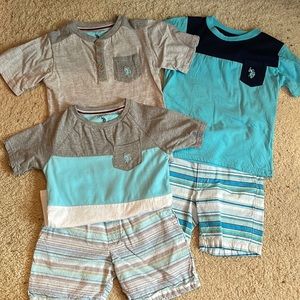 Boys Polo Short Sets
